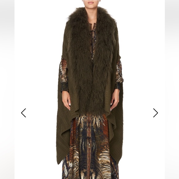 Camila Kakadu Calling Shearling Cape Vest - Picture 7 of 15
